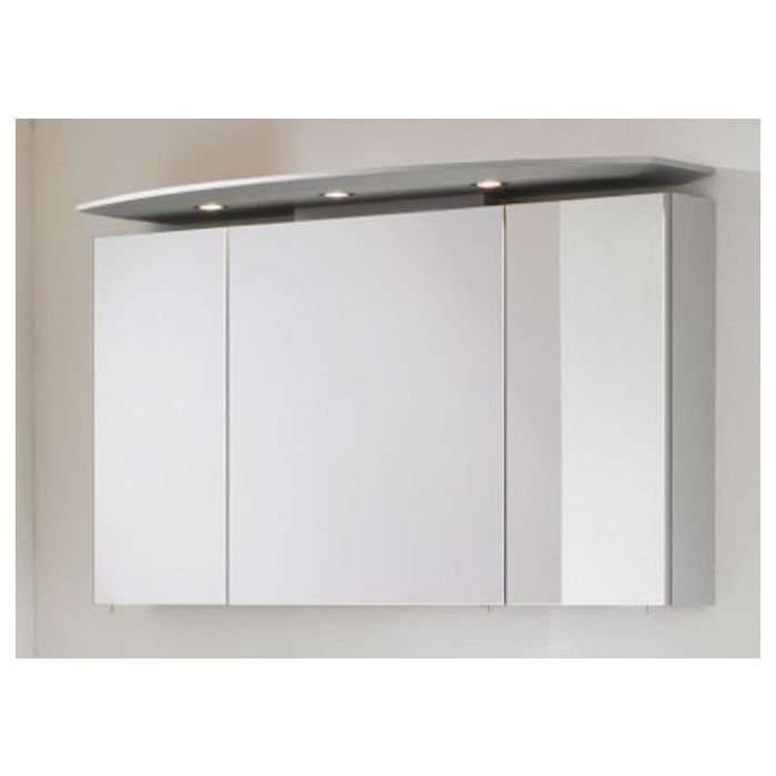 Marlin Marlin Bad 3090 Spiegelschrank mit Acryloberboden LED Beleuchtung,  Lichtfarben regelbar, 120 cm