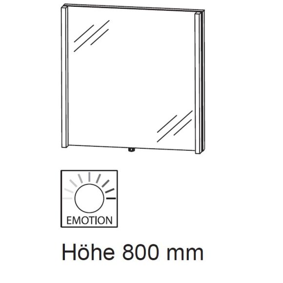 Puris Kera Plan Flächenspiegel, 40 cm