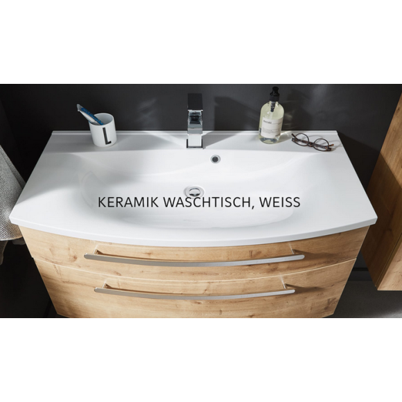 Puris Speed Keramik-Waschtisch, 102 cm