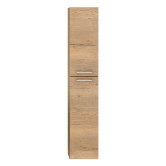 Nobilia Schnell-Lieferprogramm Midischrank mit Abdeckplatte, Anschlag rechts, Eiche Sierra, 30 cm