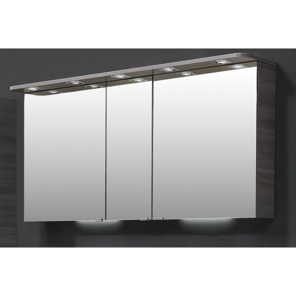 Pelipal PCON Spiegelschrank, 3 Doppelspiegeltüren, H70, T16 B150 cm
