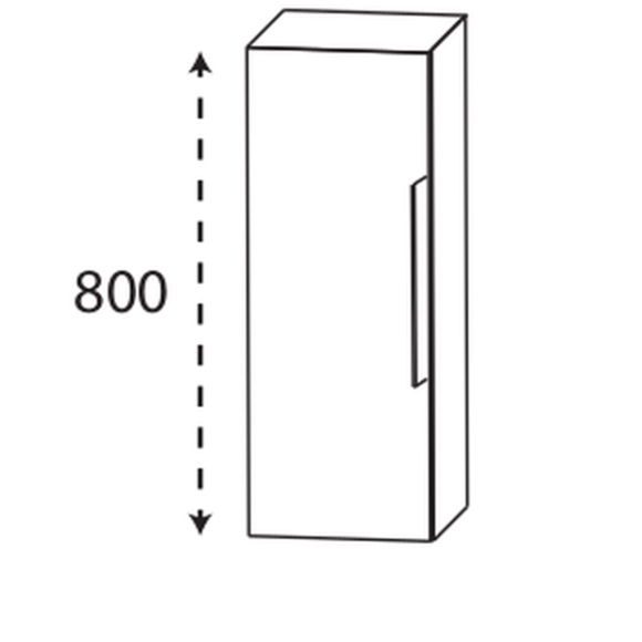 Puris Rounds Highboard, 40 cm