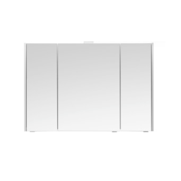 Pelipal Serie 6040 Spiegelschrank, 3 Türen, einfach verspiegelt, 123 cm
