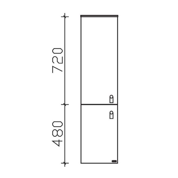 Pelipal Serie 7040 Midischrank, 30 cm