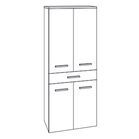 Marlin 3360line Mittelschrank inkl. Abdeckplatte, 60 cm