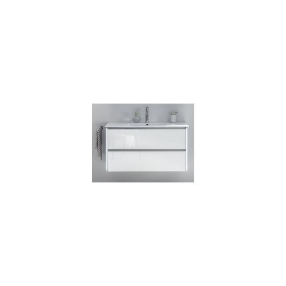 Pelipal Serie 6040 Waschtischunterschrank mit LED-Profilen, 118 cm