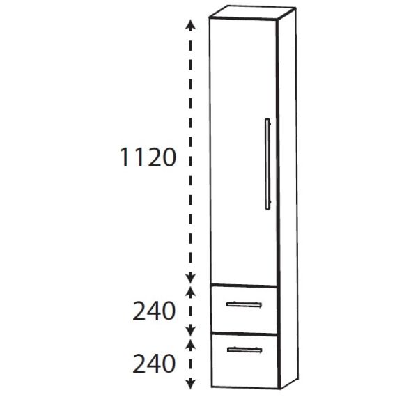 Puris Crescendo Hochschrank, 30 cm