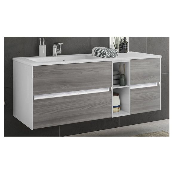 Pelipal Serie 6010 Waschtischunterschrank, 4 Auszüge, 132 cm