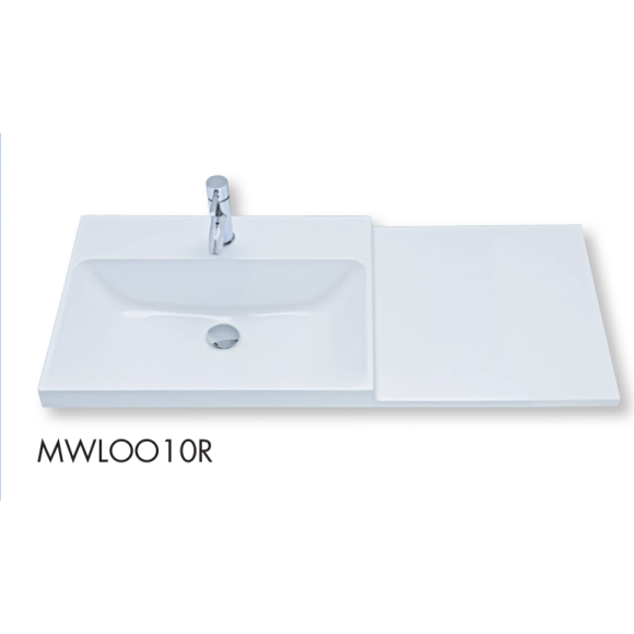 Marlin Bad 3150 Badmöbel-Set, Ablage rechts,  100 cm