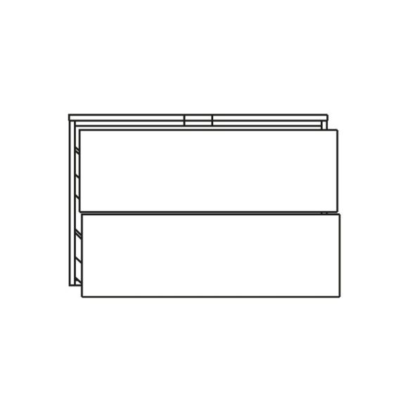 Pelipal PCON Waschtischunterschrank - Grifflos, 75 cm