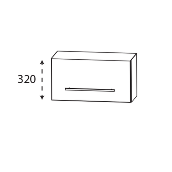 Puris Fine line Oberschrank, 60 cm