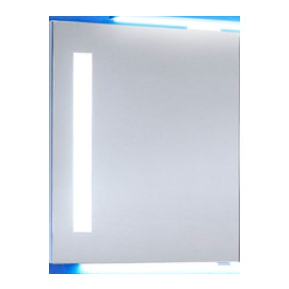 Marlin 3130azure Spiegelpaneel mit beleuchteten satinierten Flächen, 80 cm