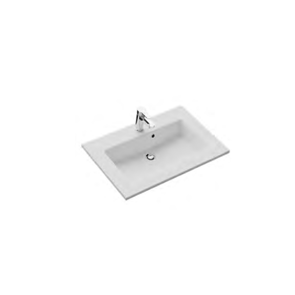 Pelipal Serie 6010 Solid Surface Waschtisch, 78 cm