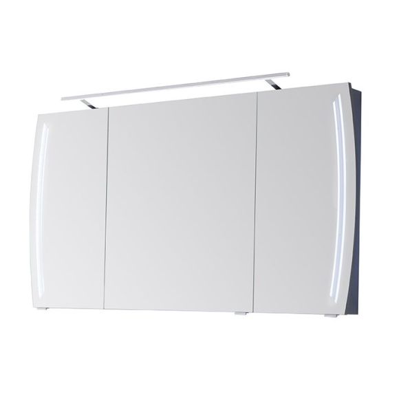 Pelipal Contea Spiegelschrank mit seitl. LED in den Spiegeltüren, 120 cm