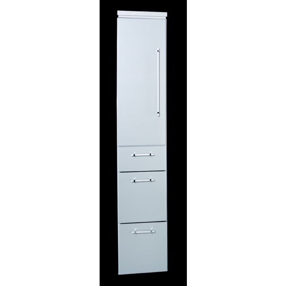 Puris Cool line Hochschrank mit einer Drehtür, 1 Schubkasten, 2 Auszüge, 30 cm