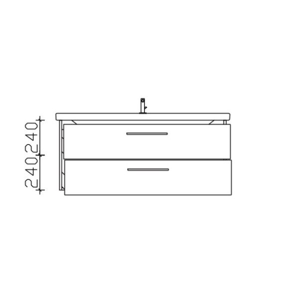 Pelipal Serie 9005 Duravit DuraStyle-SET, 120 cm