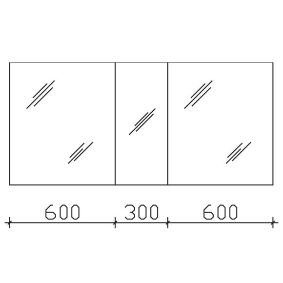 Pelipal Neutrale Spiegelschränke Spiegelschrank, 150 cm