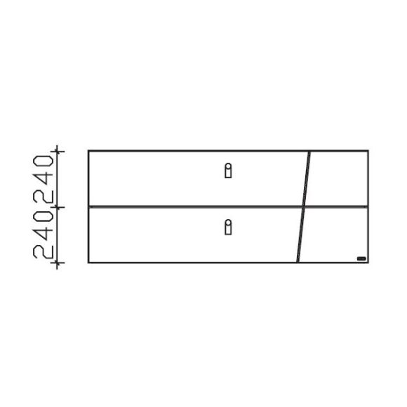 Pelipal Serie 7040 Waschtischunterschrank, 121 cm