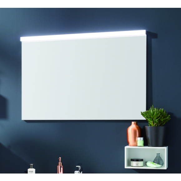 Puris Kera Plan Flächenspiegel mit LED-Beleuchtung waagerecht, 100 cm