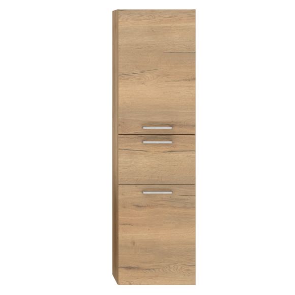 Nobilia Beimöbel Midischrank mit Abdeckplatte, Anschlag links, Eiche Sierra, 45 cm