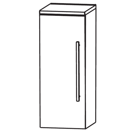 Puris Beimöbel Highboard, 40 cm