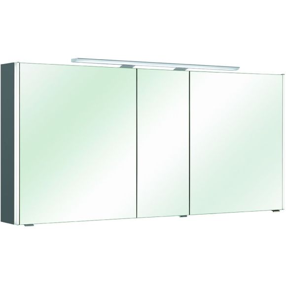 Pelipal Neutrale Spiegelschränke Spiegelschrank, inkl. LED-Aufsatzleuchte und Farbtemperaturwechsel, 152 cm