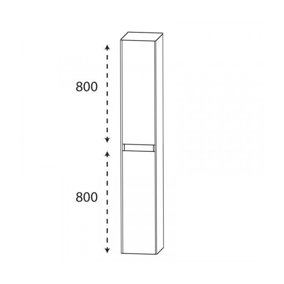 Puris Unique Hochschrank, 32 cm breit