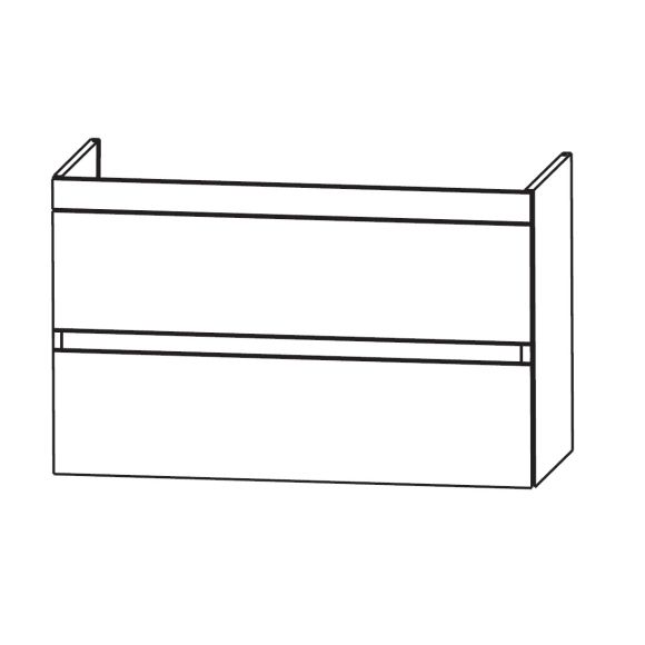 Puris Kera Plan Waschtischunterschrank für Subway 3.0, 50 cm