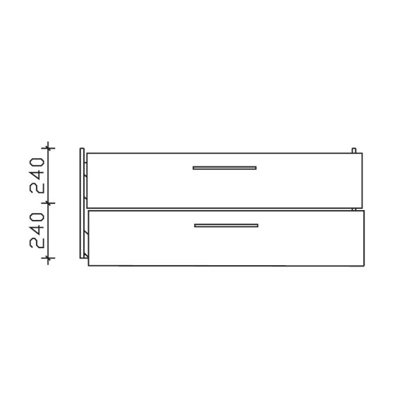 Pelipal Serie 9005 Waschtischunterschrank, 123 cm