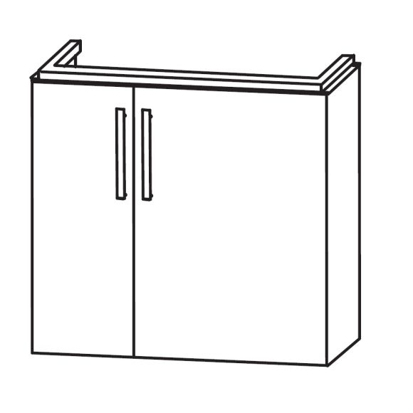 Puris Kera Plan Waschtischunterschrank für iCon 530, 50 cm