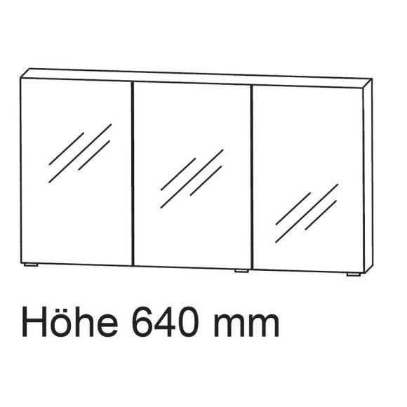 Puris Kera Plan Planungs-Spiegelschrank, 90 cm