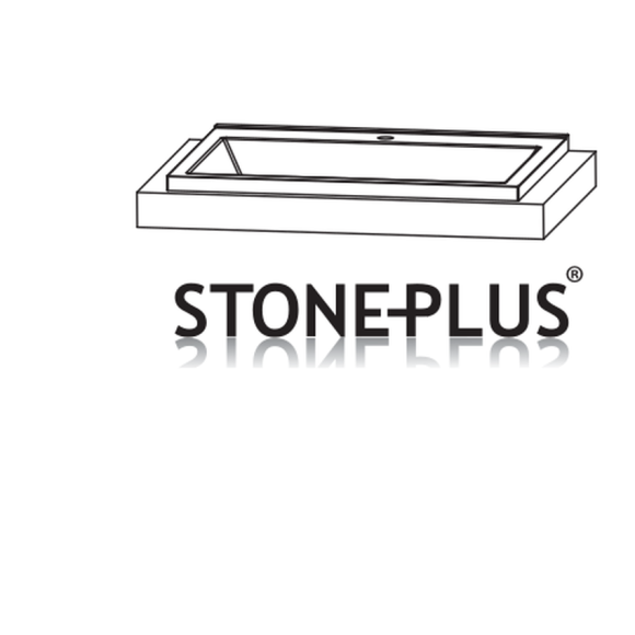 Puris neutrale Artikel Stoneplus Einbauwaschtisch, weiß, 60,6 cm