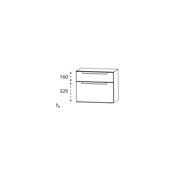 Puris Beimöbel Unterschrank, 60 cm