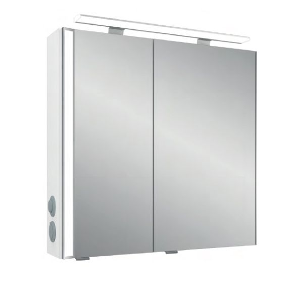 Pelipal PCON Spiegelschrank, 2 Drehtüren, 70 cm 