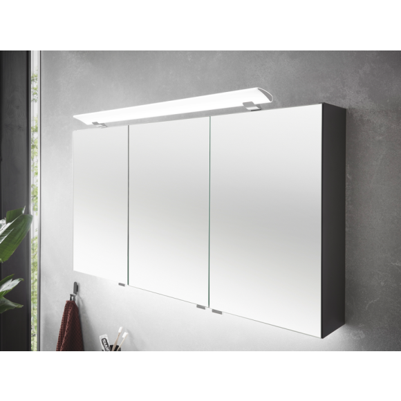 Puris Classic line Spiegelschrank mit eine LED-Aufbauleuchte, 90 cm