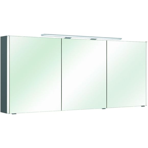 Pelipal Neutrale Spiegelschränke Spiegelschrank, inkl. LED-Aufsatzleuchte und Farbtemperaturwechsel, 167 cm