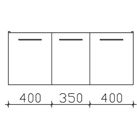 Pelipal Serie 9005 Waschtischunterschrank, 115 cm