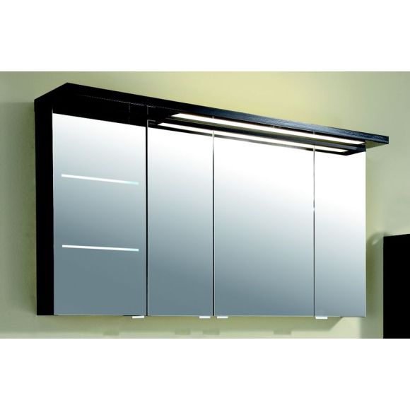 Puris Swing Spiegelschrank-Set, LED-Lichtfenster links, 140 cm