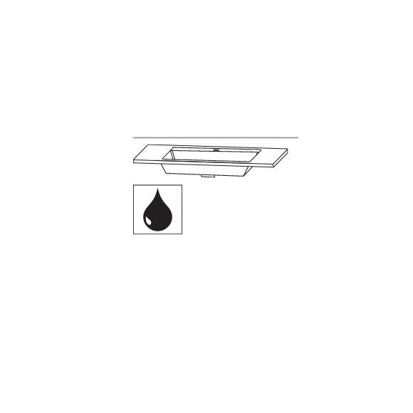 Puris neutrale Artikel Möbelwaschtisch 900 mm, Glaswaschtisch schwarz matt, 93 cm