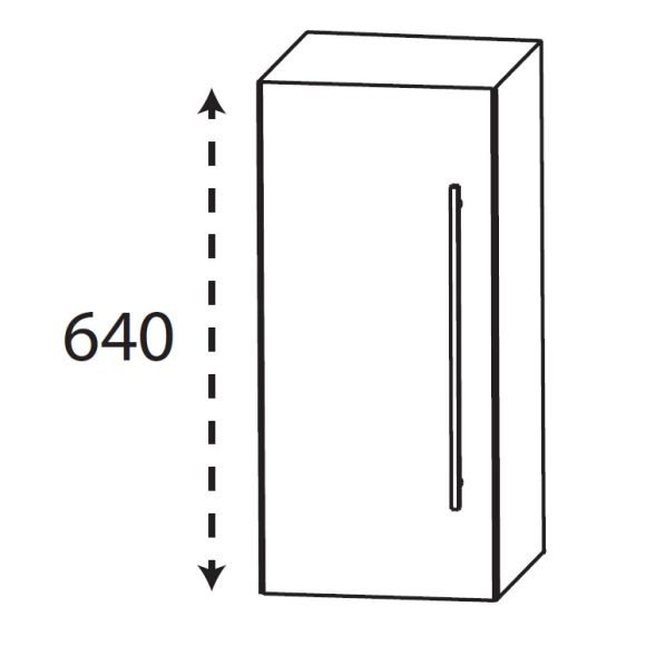 Puris Kera Plan Oberschrank, 30 cm