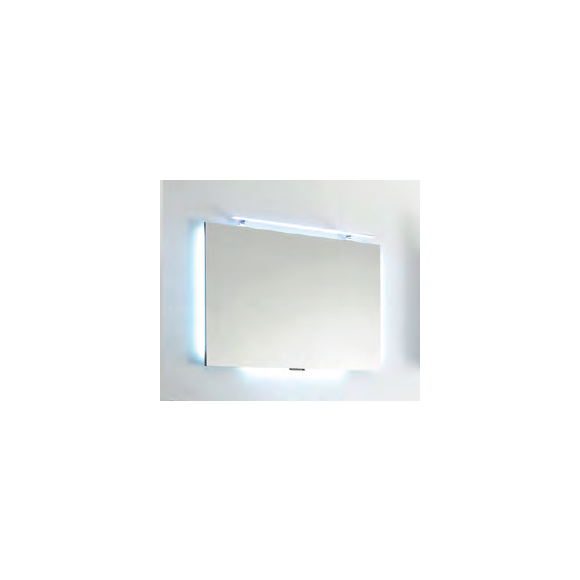 Pelipal Universelle Flächenspiegel Funktionsspiegel mit LED-Effektlicht, Sensorschalter unten mittig, 100 cm
