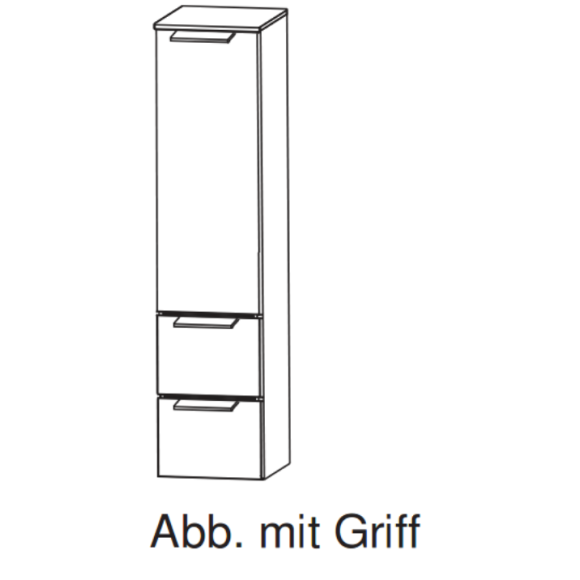 Puris Beimöbel Mittelschrank mit Auszügen, 30 cm