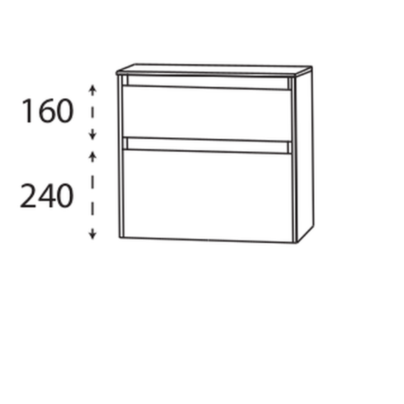 Puris New Xpression Unterschrank, 40 cm