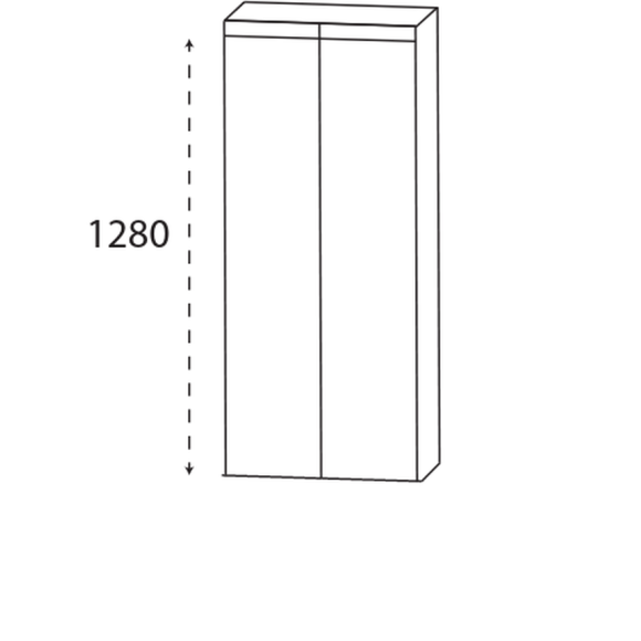 Puris c!puro Mittleschrank, 60 cm