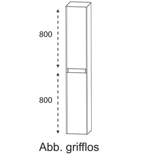 Puris Unique Hochschrank, 42 cm breit