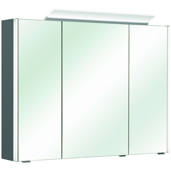 Pelipal Neutrale Spiegelschränke Spiegelschrank, inkl. LED-Aufsatzblende und Farbtemperaturwechsel, 92 cm