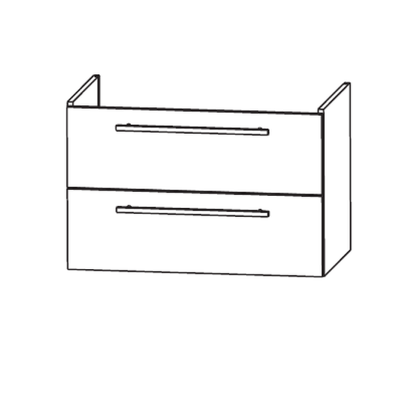 Puris Kera Plan Waschtischunterschrank für Renova Plan NEU 850, Geberit, 78 cm