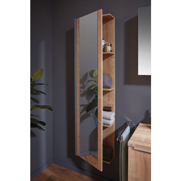 Puris Kera Plan Hochschrank-Regal, Spiegelfläche, 40 cm