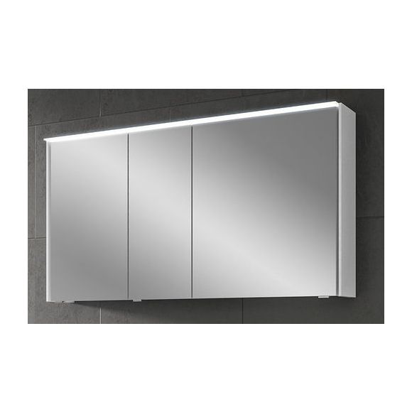 Pelipal Serie 6010 Spiegelschrank mit LED-Lichtkranz, 134 cm