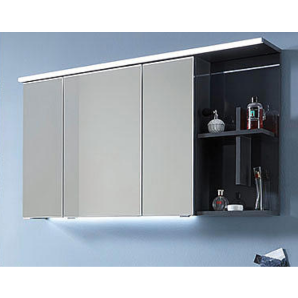 Puris Purefaction Spiegelschrank inkl. Regal mit Kreuz rechts, 120 cm